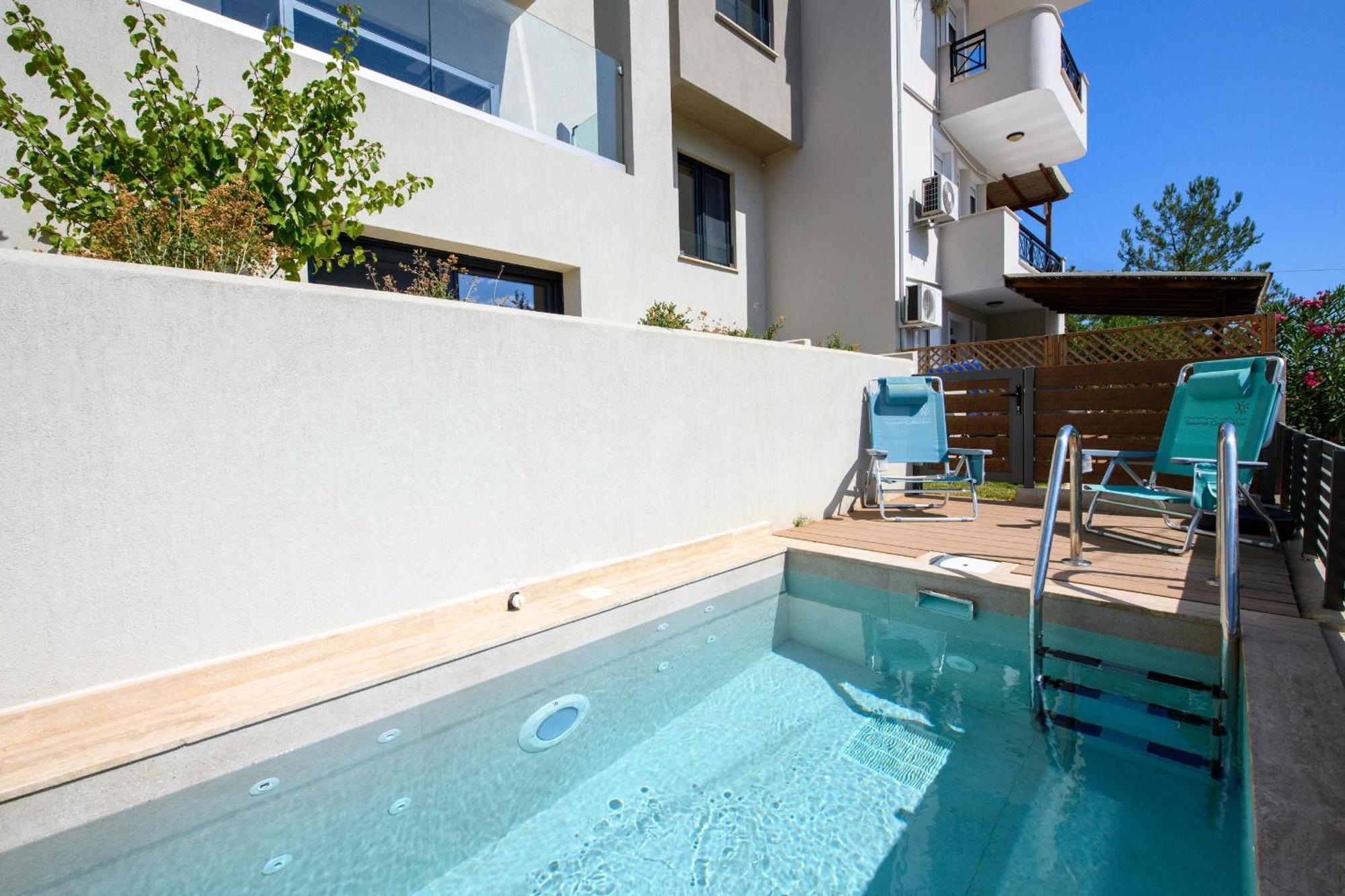 Archetypo Luxury Living Apartman Hriszí Amudiá Kültér fotó